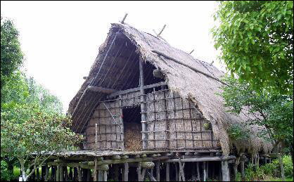 仡佬族的干栏式房屋