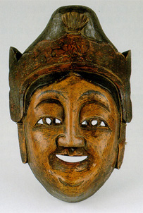 土家族木雕傩戏面具