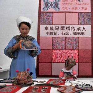 用民间手工艺品展示贵州文化